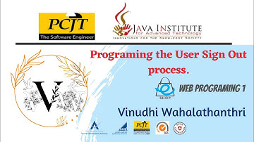 Web Project Task 09| 1st Year | Java Institute | Vinudhi Wahalathanthri