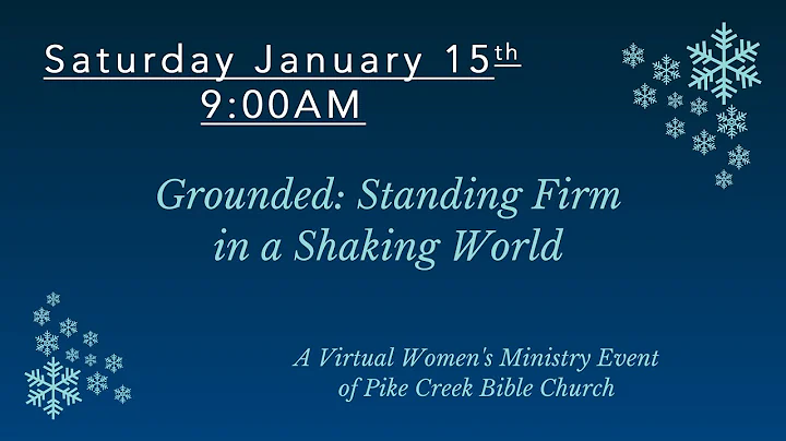 PCBC Ladies Ministry Virtual Winter Conference 2022