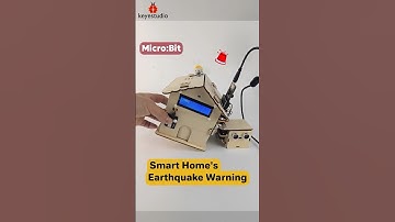 🐞Smart Home,Smarter Safety:Microbit’s Earthquake Alert 🚨#shorts #microbit #keyestudio #stem #diy