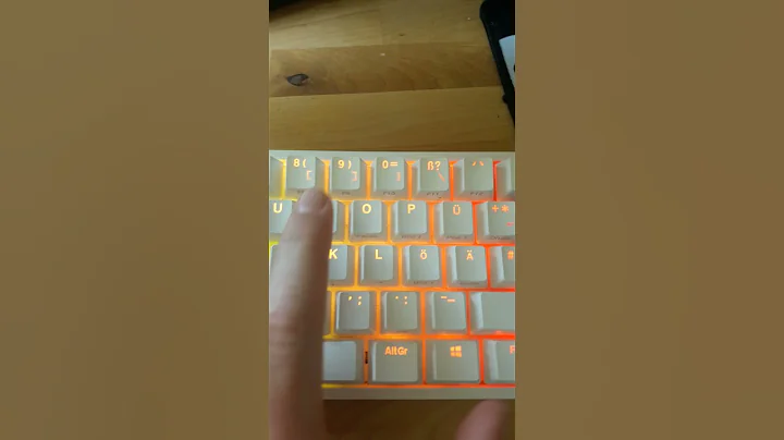 Alt F4 on Ducky One 2 Mini #shorts