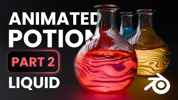 Create a Magical Potion in Blender | PT2. Geometry Nodes & Procedural Material