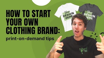 Start your Own Clothing Brand! Print-On-Demand guide & tips with Awkward Styles