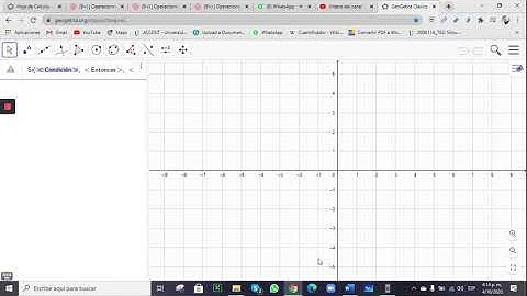 Funcion a Trozos grafica en el Software Geogebra