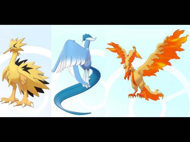 Event Shiny Galarian Articuno, Moltres and Zapdos for Pokemon Scarlet and  Violet