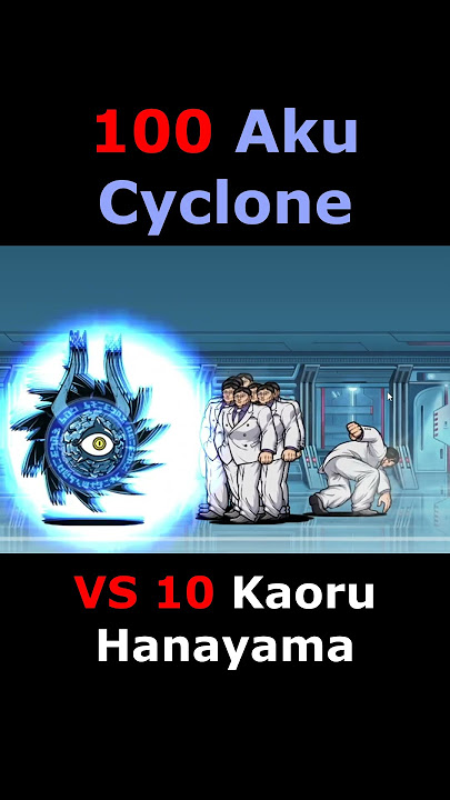 the battle cat 100 Aku Cyclone VS 10 Kaoru Hanayama #battlecats #games #cat #gaming #thebattlecats