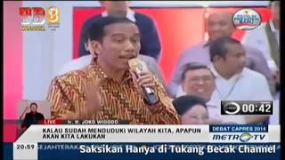 Debat CAPRES 2014 - JOKOWI Vs PRABOWO 22 Juni 2014 Full