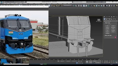 3DsMax Tutorials, Tutorial on 3D Modeling & Texturing a WAG12b Indian Locomotive in 3dsmax (Part 5)