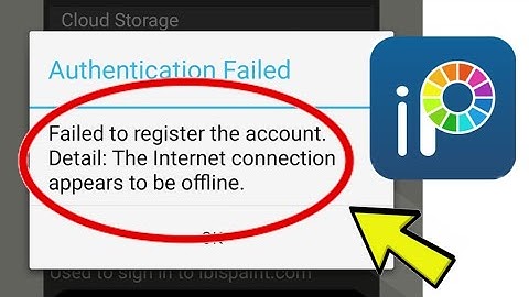 How To Fix ibisPaint X App Authentication Failed || Failed Yo Register The Account Problem Solved
