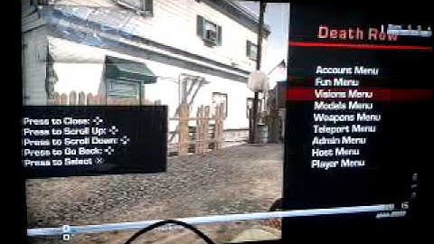 DonnyModz Death Row 1.06 Client Menu Ghosts