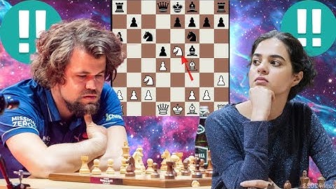 True chess game 215 Tania Sachdev vs Magnus Carlsen