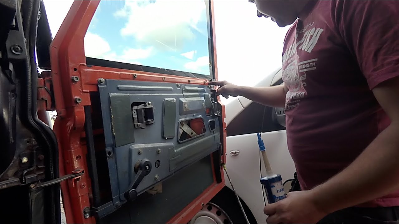 Land Rover Defender Door Repair. Remove and replace Defender door cards. 