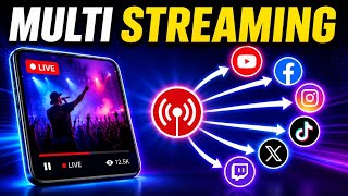 How to stream live across all social media in real time with an Android phone screenshot 5