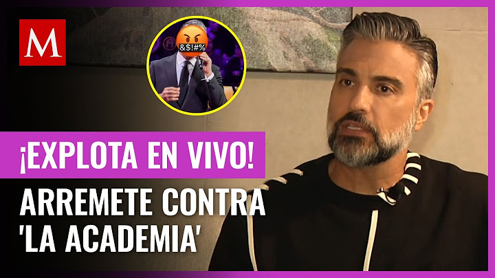 Jaime Camil arremete contra la producción de 'La Academia': "¡qué mal lo hacen!"