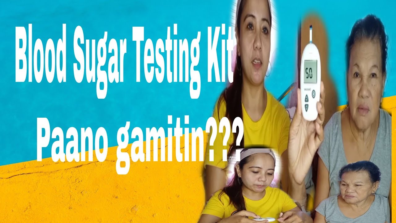 Paano gamitin Ang blood sugar testing kitkakadeliver Lang kanina YouTube
