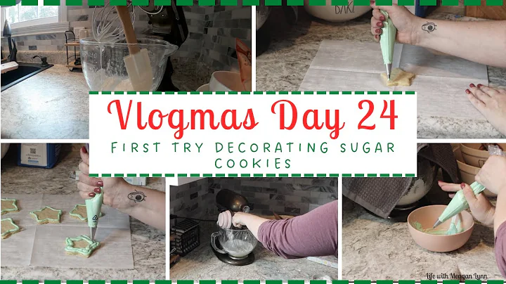 First Attempt at Decorating Sugar Cookies! Vlogmas...