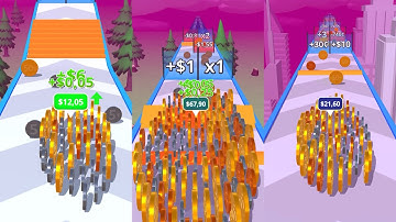 MONEY RUSH ! NEW RECORD !  All Levels Gameplay Android Ios Game ! Mobile Game !