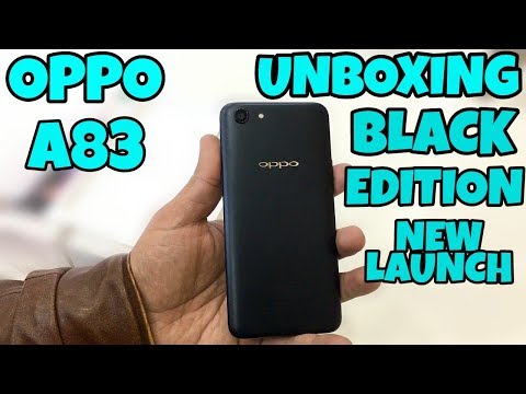 Oppo A83 Black Edition Unboxing & First Look - New Launch