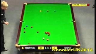 Neil Robertson Vs. Shaun Murphy - Snooker Masters 2012 Final - Frame 7