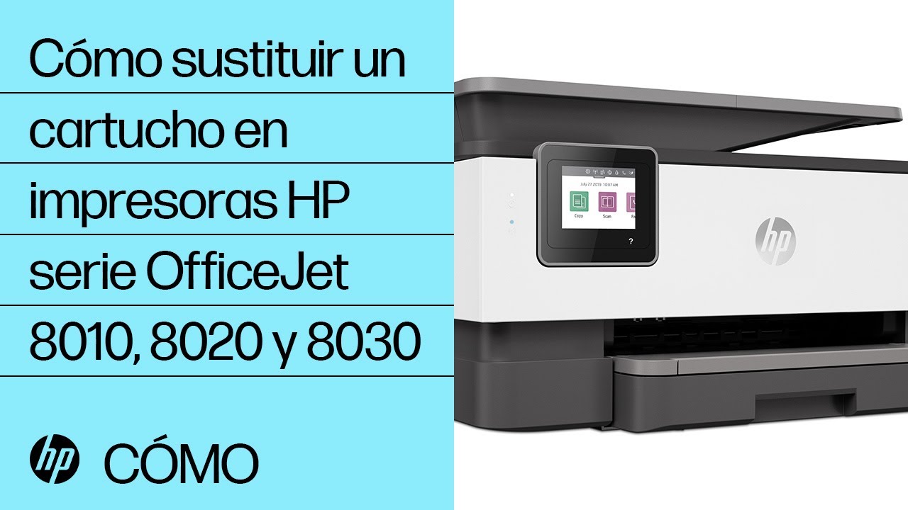 Desembalar Y Configurar Impresoras Hp Officejet 8010 8020 Y Officejet Pro 8030 Hp Officejet Hp Youtube