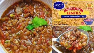 Instant Pot Sausage & Lentil Soup  Hurst's Garlic and Herb Lentils  Hurst's HamBeens