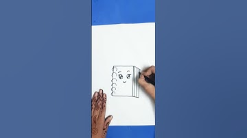 Cute Spiral Notebook Drawing  #shorts