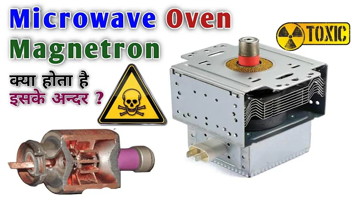 Magnetron - Teardown + How it Works - Dangerous ! + Toxic - Microwave Oven Magnetron