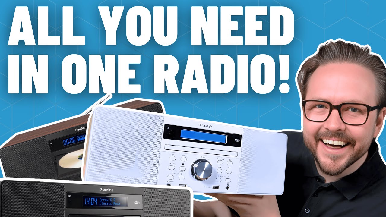 All-in-One Home Radio 📻💿🎶 Audizio Prato DAB Radio with CD Player, DAB+ ...