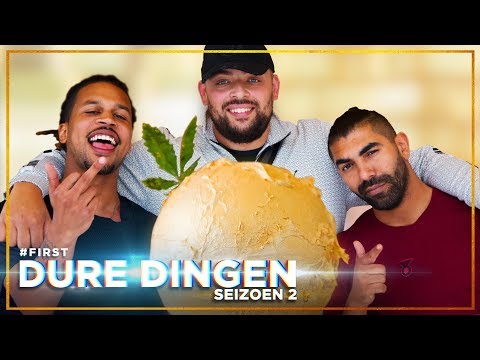 QUCEE, SJAAK en BOKOESAM eten DUURSTE SPACECAKE ter WERELD: DURE DINGEN | FIRST