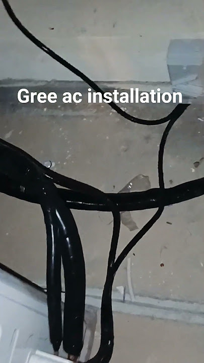 ac installation gree ac #speedsong #song #music #dj