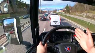 Scania R500 + Trailer Drive Vlog, to Uppsala 🔴Livestream commentary