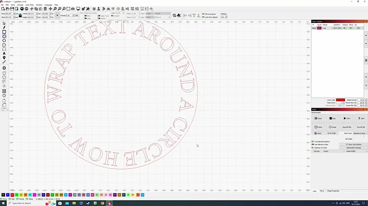How to Wrap Text In Lightburn