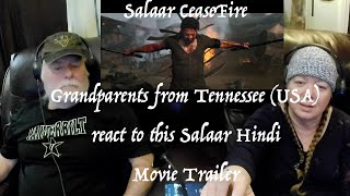 WOW - Salaar CeaseFire Trailer - Grandparents from Tennessee (USA) react to this Hindi Movie Trailer