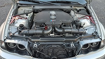 BMW E46 V8 FIRST START and DRIVE - S62 V8 Swap