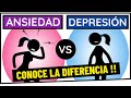 💙 Diferencia entre ANSIEDAD y DEPRESIÓN ✨ Importante conocerla!!!
