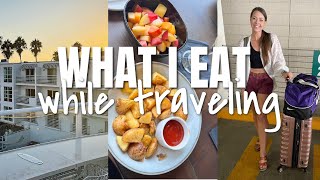 WHAT I EAT WHILE TRAVELING | GF & Plant Based Tips for Traveling | Laguna Beach Travel Vlog
