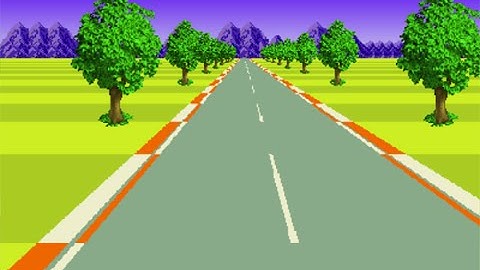 Tilengine pseudo-3D road example