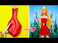 BARBIE PRINCESS GETS READY FOR CHRISTMAS 👑✨ Creative Parenting Crafts And Ideas By 123 GO!