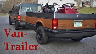 Minivan Trailer Conversion  Build Video