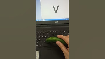How to press button V on keyboard with a cucumber Intermediate lessons #shorts #asmr #trending