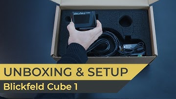 Cube 1 unboxing and set up overview