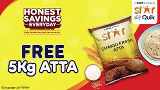 FREE 5Kg Atta on your First Order | StarQuik- A TATA Enterprise screenshot 1