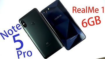 Redmi Note 5 Pro  vs RealMe 1 6GB Speed Test, Memory Management test and Benchmark Scores