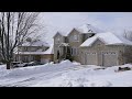 Winter snow walk in vaughan ontario canada  exploring toronto gta real estate homes homes