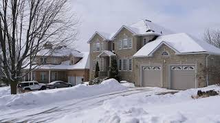 Winter Snow Walk in VAUGHAN Ontario Canada 🇨🇦 Exploring Toronto GTA Real Estate Homes Homes