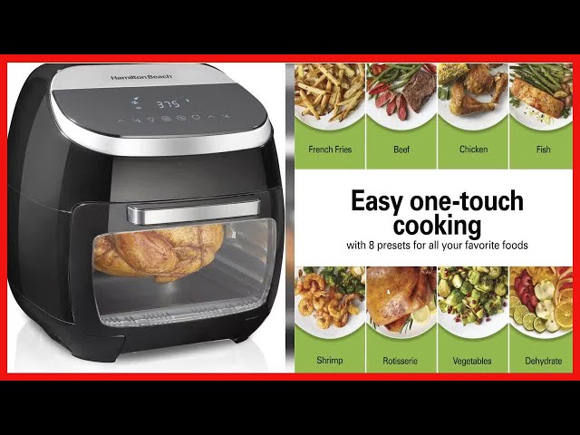 11.6 Quart/11 Liter Digital Air Fryer with Rotisserie & Rotating