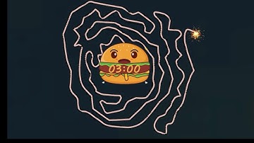 3 Minutes Timer Bomb (Cute Hamburger)🍔