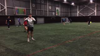 Two hand catch