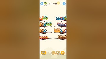 Bird Sort Colour GAMEPLAY LEVEL 150🔥Subscribe Channel@8-Bit games🔥