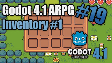 How to Make an Inventory in Godot 4.1 #1: Visuals, opening and closing, pausing the game | tutorial