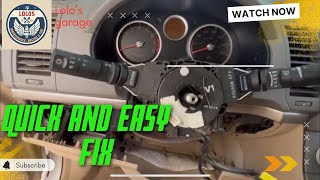 How to replace Steering Wheel Clock Spring Nissan Sentra 2007-2012 quick and easy